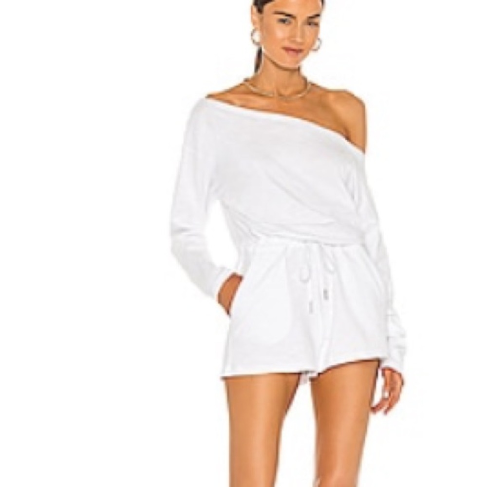 Marlo drop shoulder knit romper